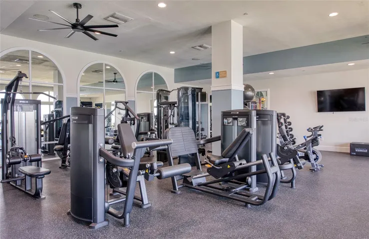 Fitness Center also has strength machines