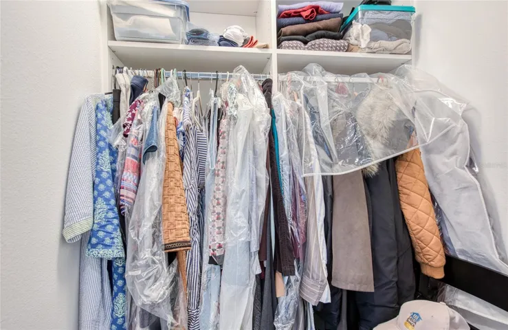 and another Reach-In Closet for hanging coats and clothes.