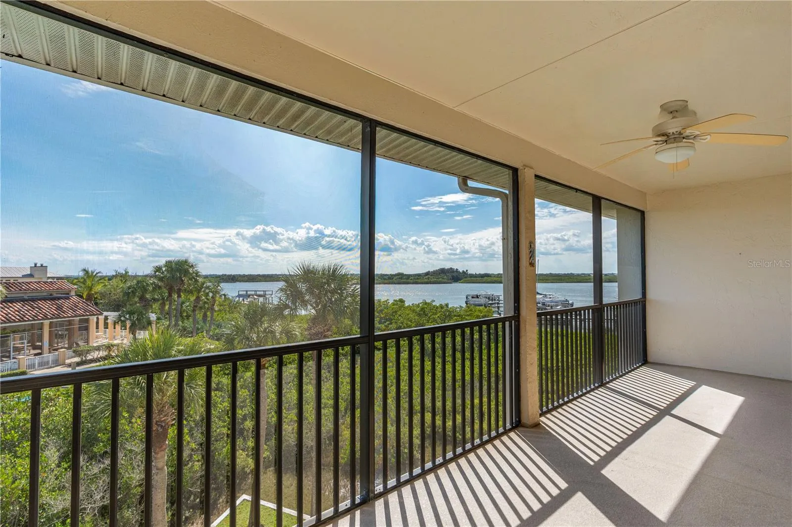 Expansive Riverview Balcony