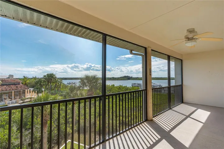 Expansive Riverview Balcony