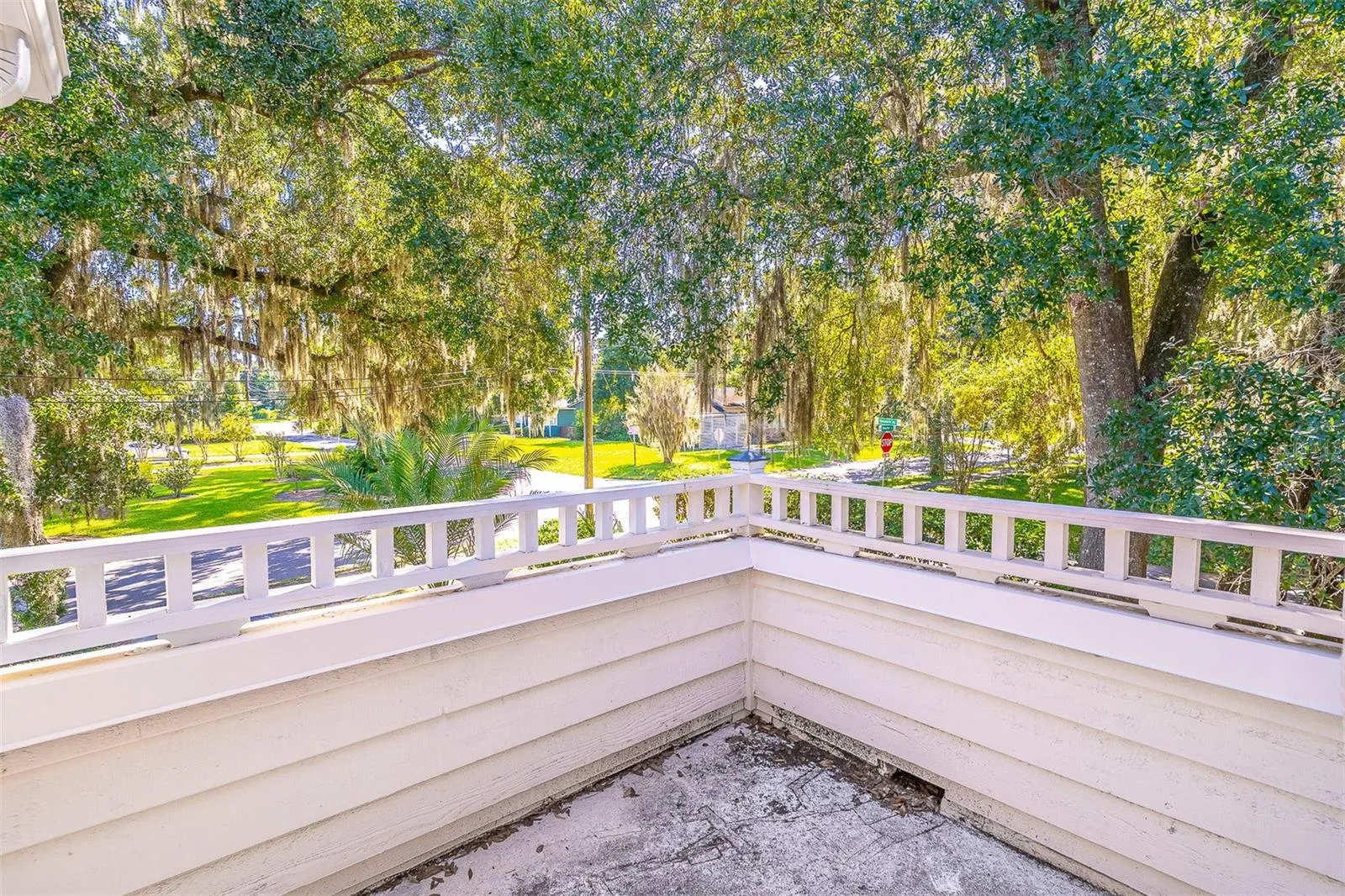 Upstairs Balcony