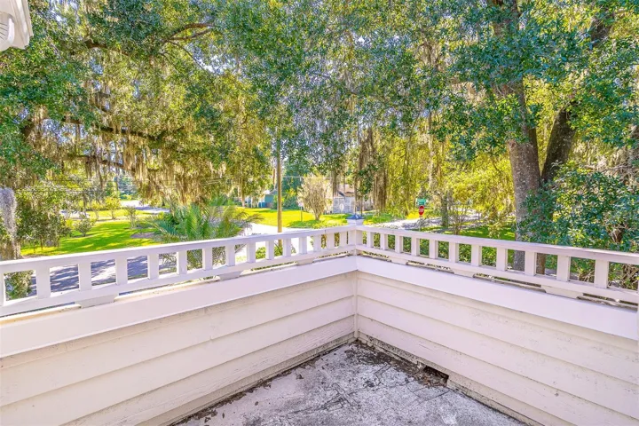 Upstairs Balcony