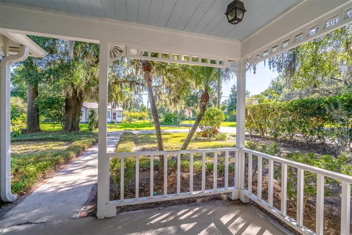 View from front porch