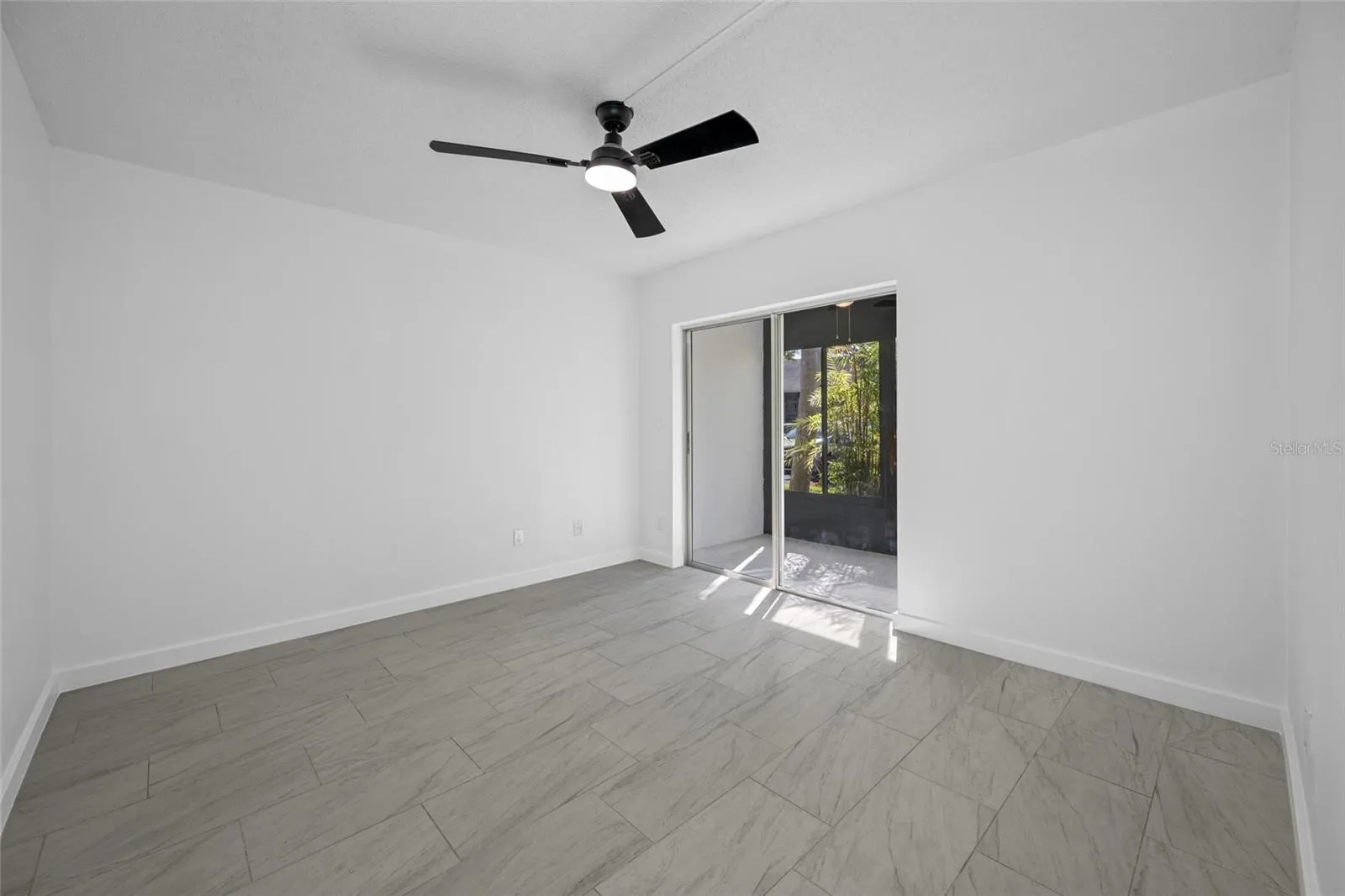 2nd bedroom has private, enclosed lanai space.