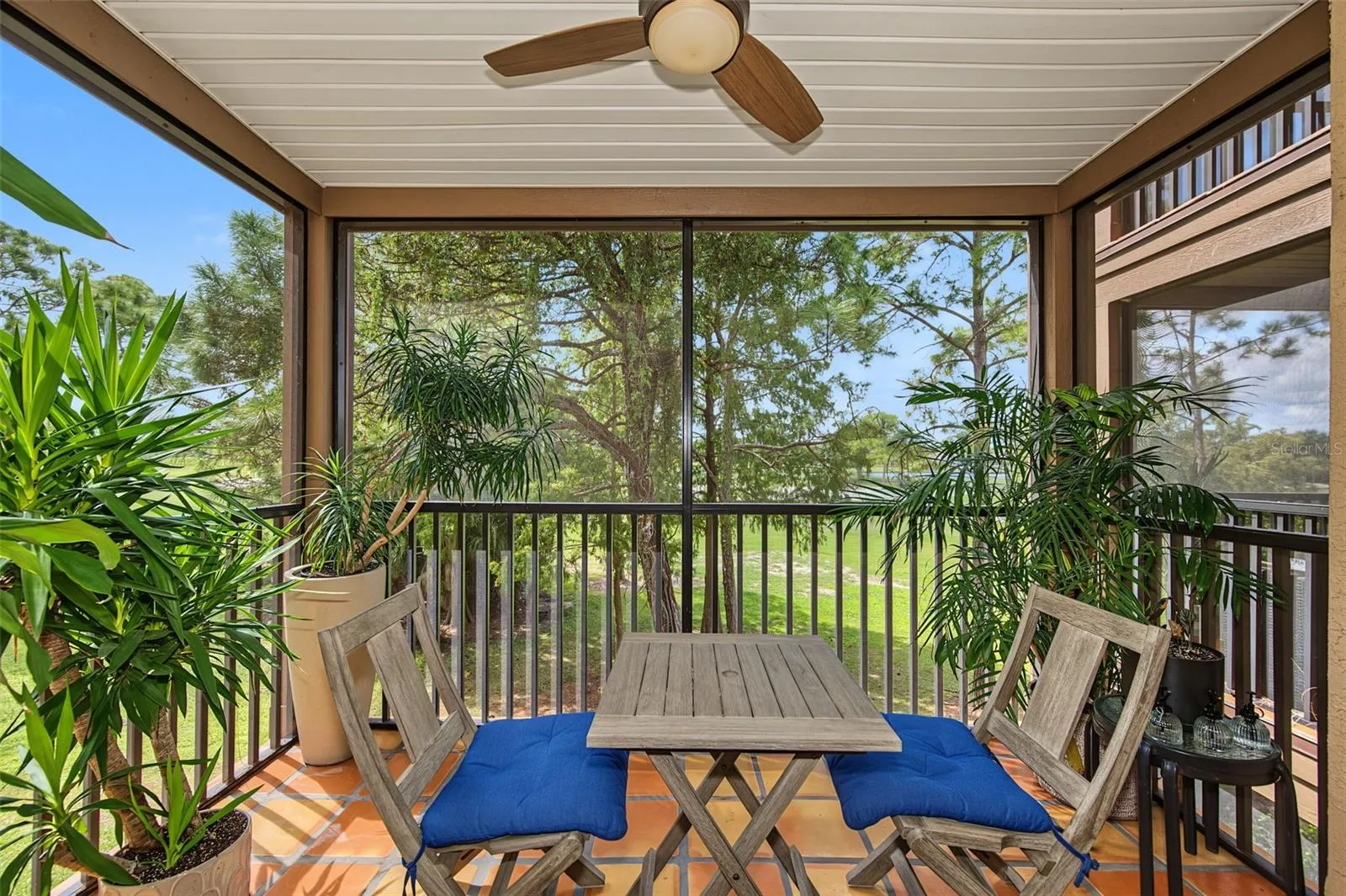 Balcony w/views of Feather Sound Golf Course