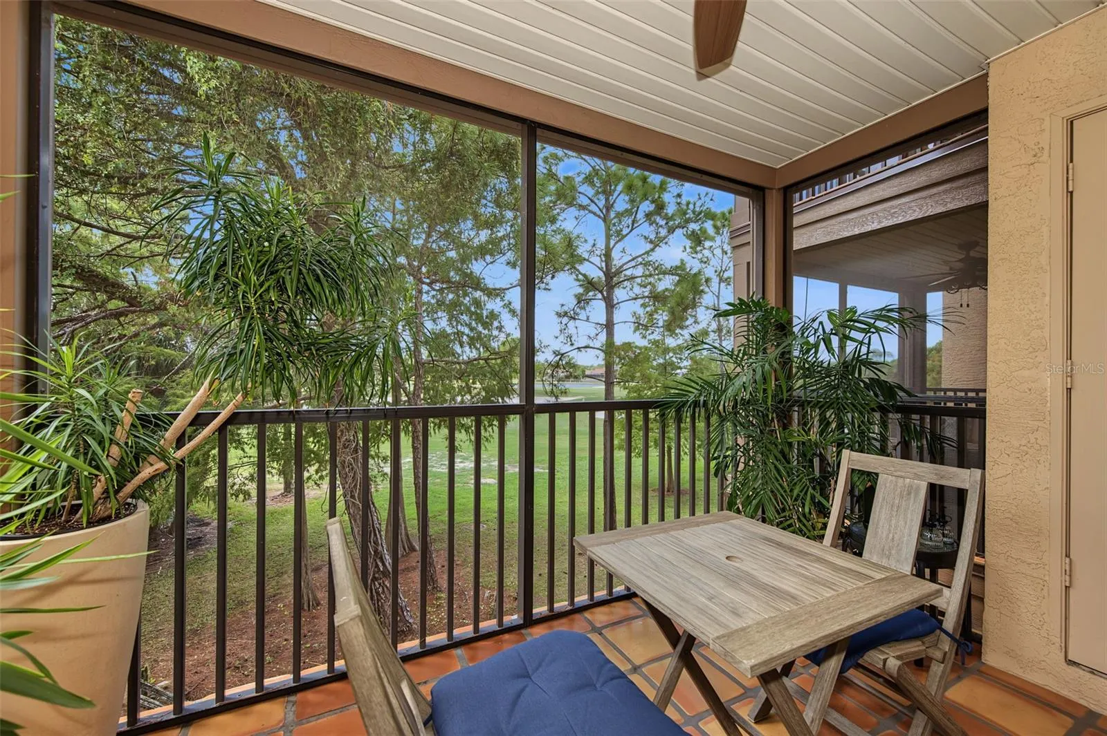 Balcony w/views of Feather Sound Golf Course