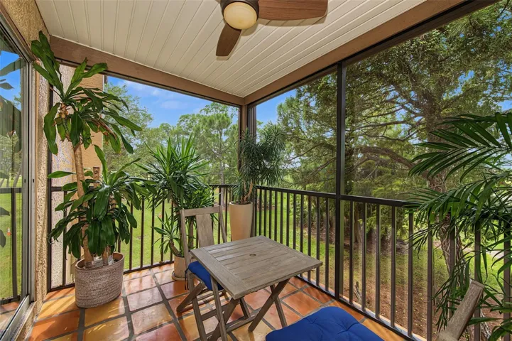 Balcony w/views of Feather Sound Golf Course