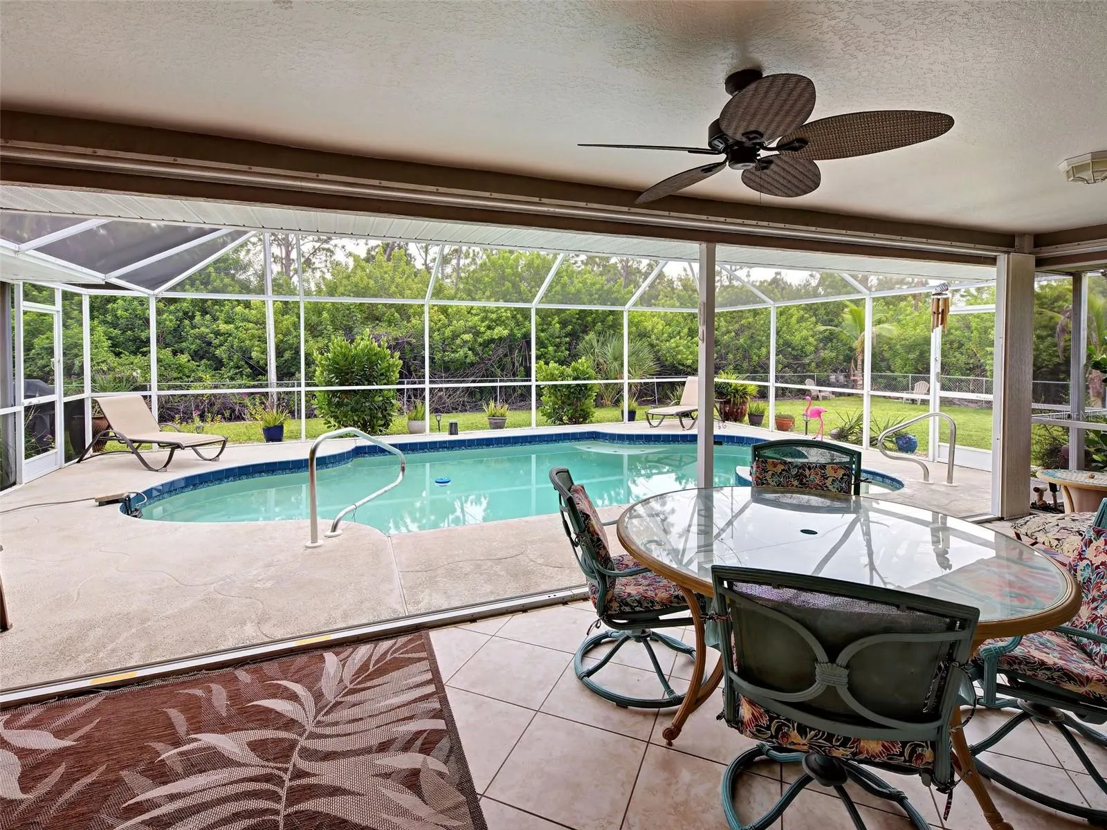 This is the perfect pool home and location.  With the amenities of the home and the local area, who needs to go on vacation?