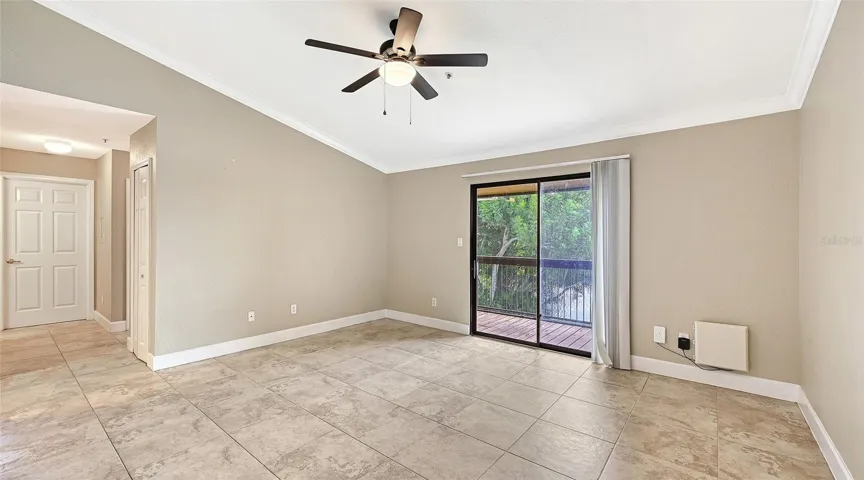 Living Room With Direct access to the Balcony