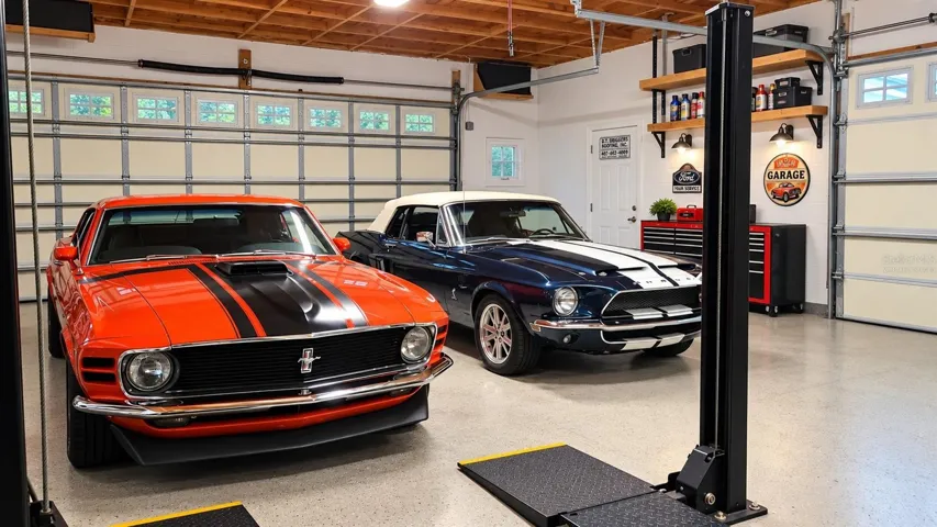 Virtually staged workshop
