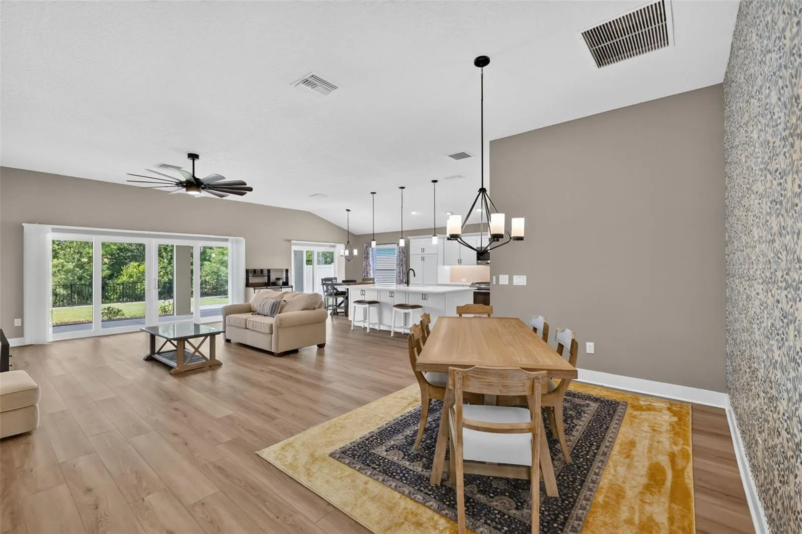 Living, Dining, Kitchen, and Dinette