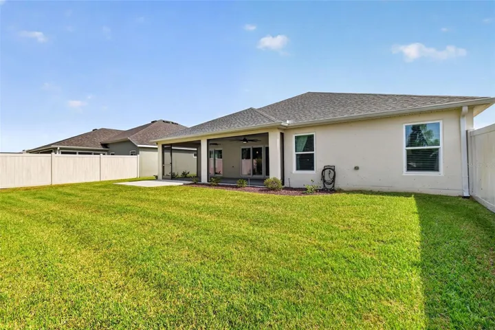 PRIVATE, SPACIOUS Rear Yard with ROOM FOR a POOL!