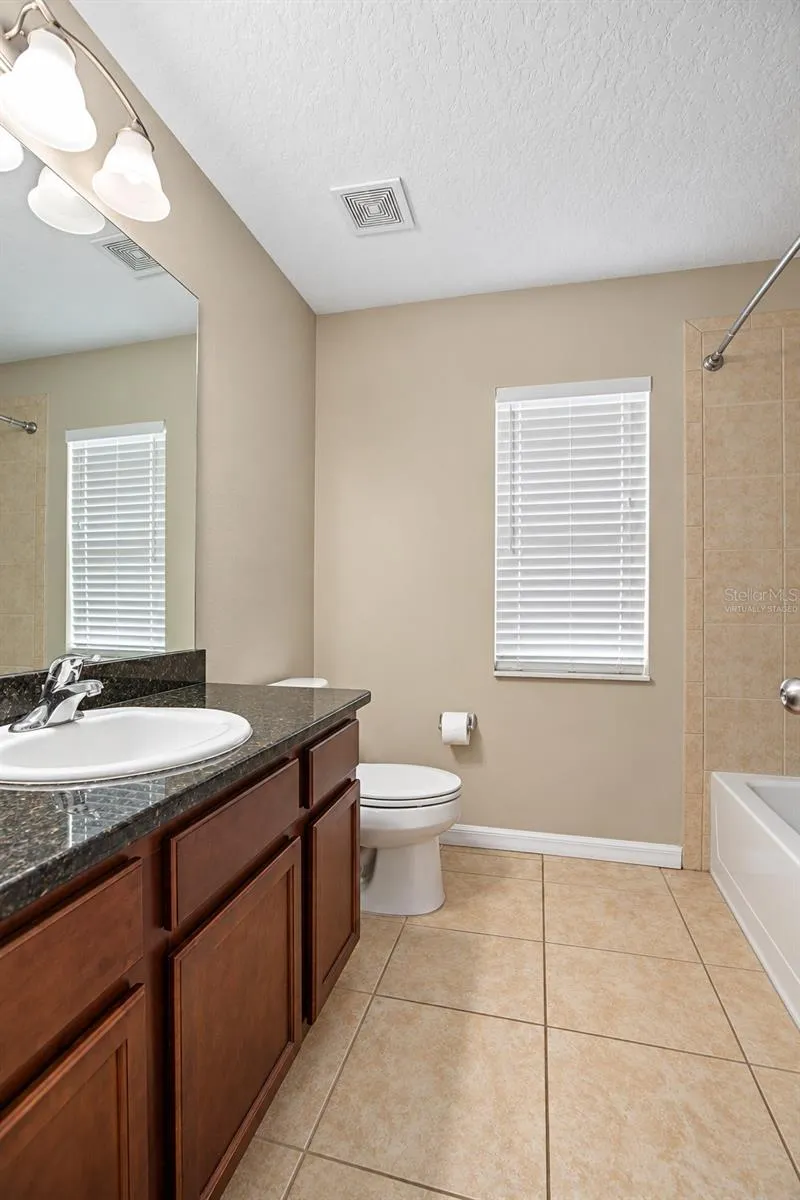 SECOND BATH- VIRTUALLY STAGED