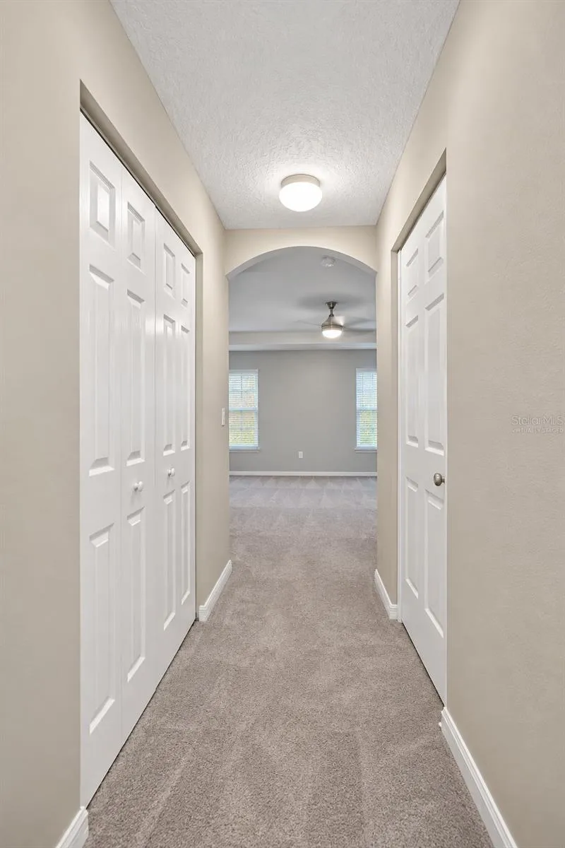 MASTER BEDROOM HALL- VIRTUALLY STAGED