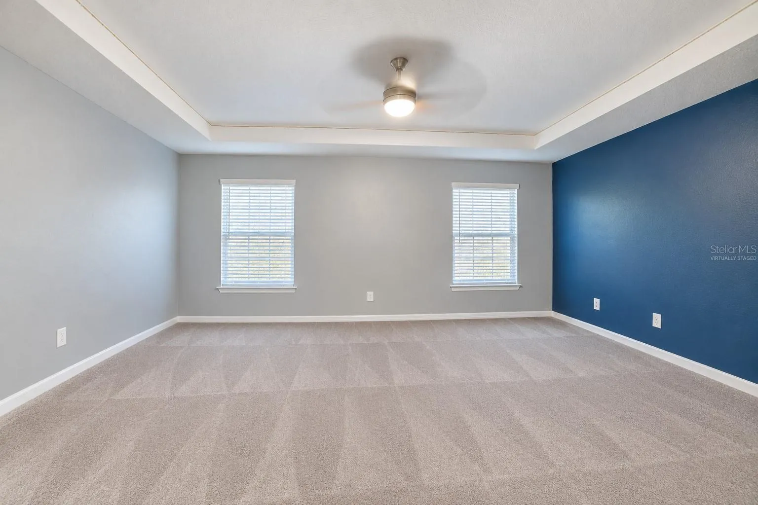 MASTER BEDROOM- VIRTUALLY STAGED