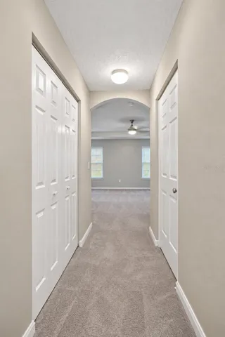 MASTER BEDROOM HALL- VIRTUALLY STAGED