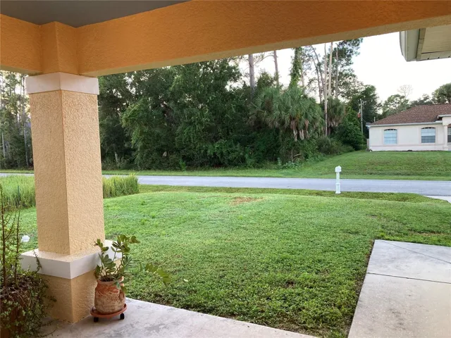 View from front door