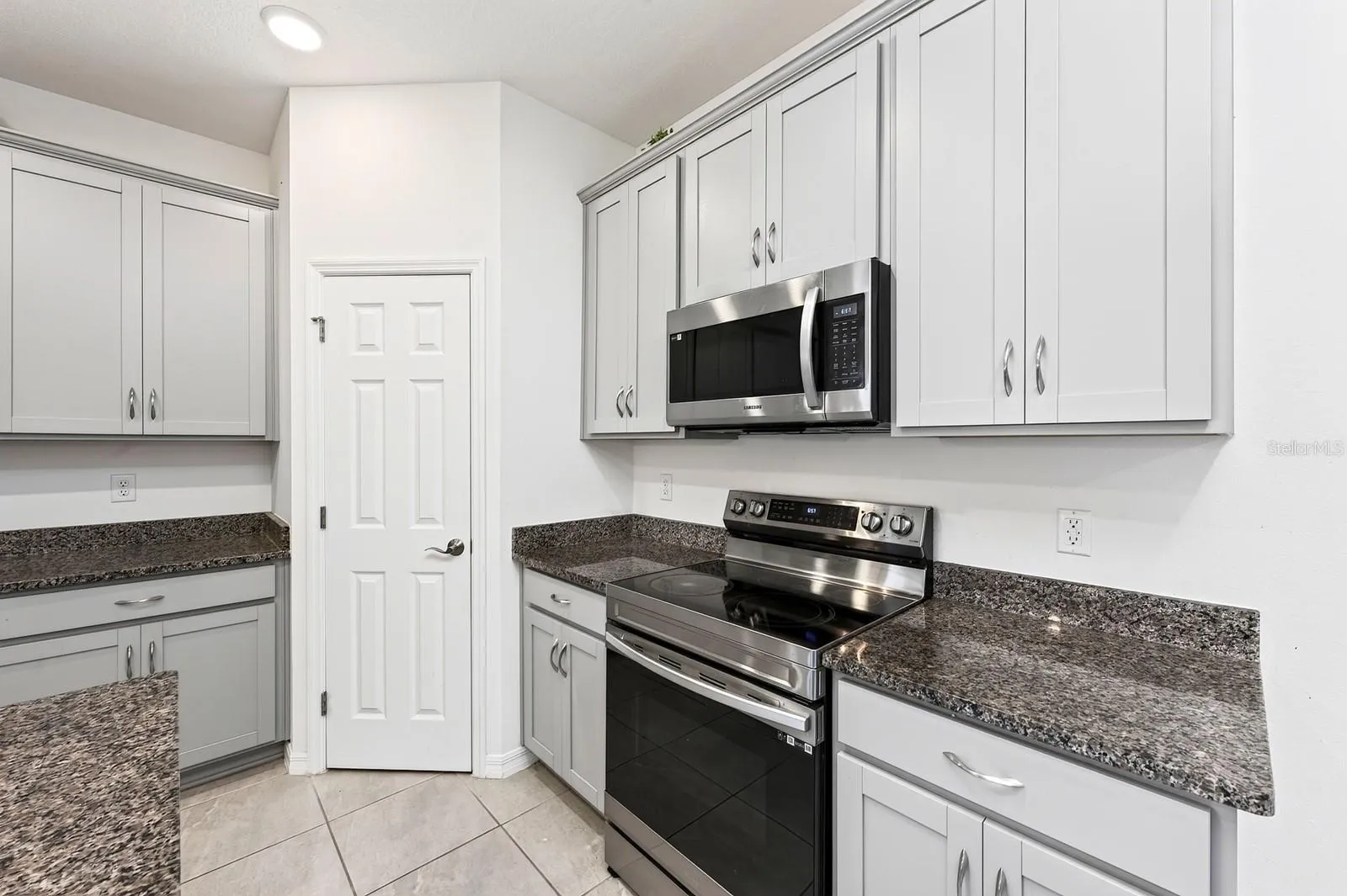 The walk-in pantry in the Kitchen.