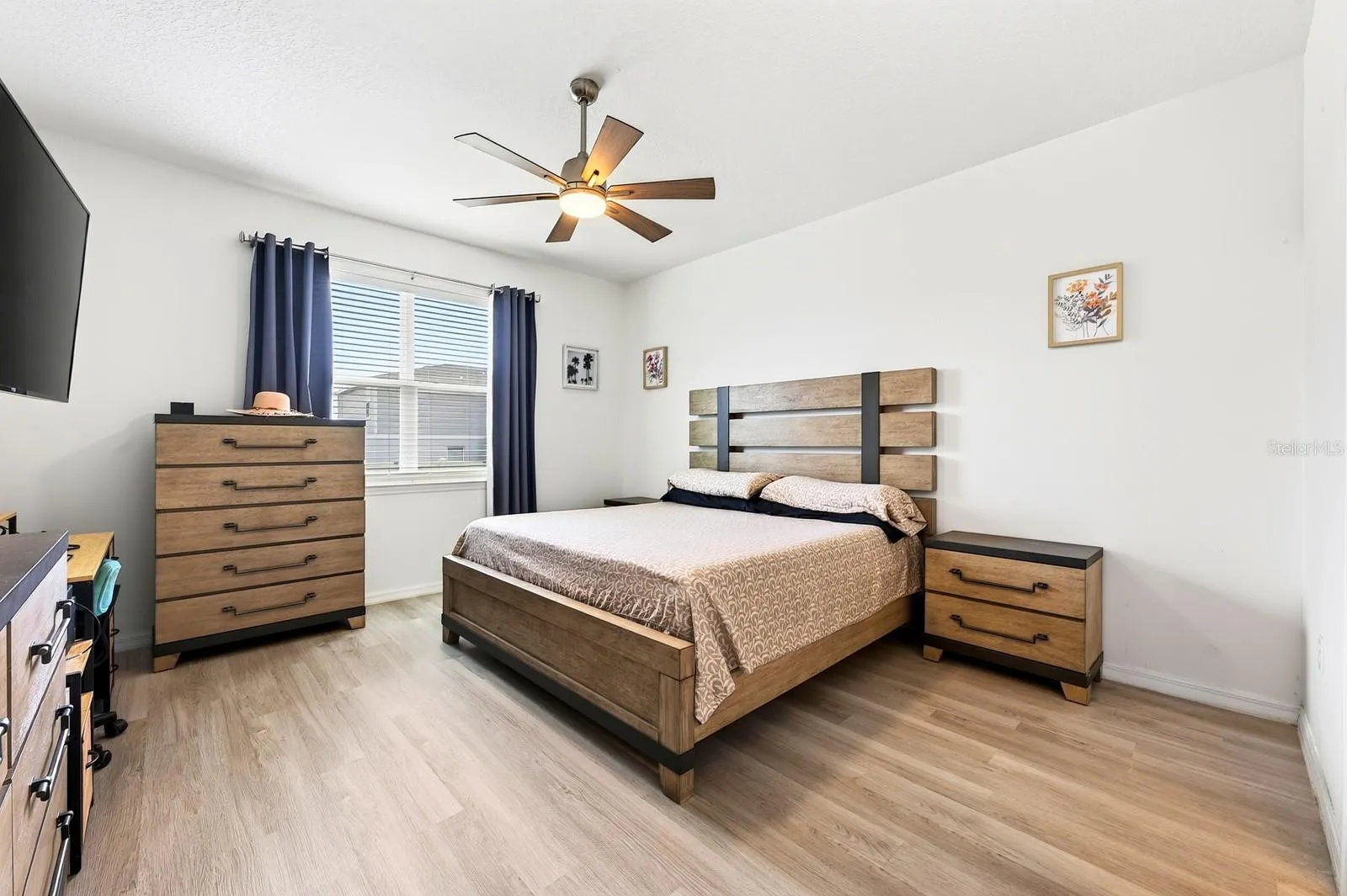 The Primary Bedroom provides a PEACEFUL RETREAT with a private en-suite bath.