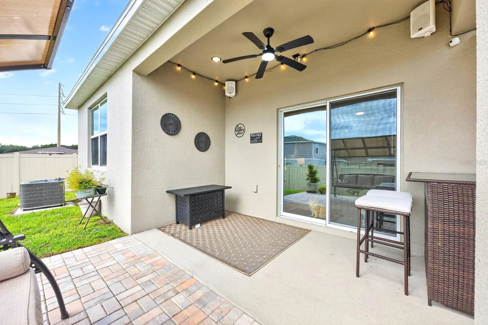 Step through the Living Room's sliding glass doors and discover an outdoor space designed for enjoying the Florida lifestyle.