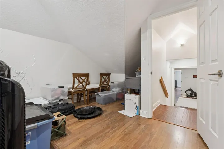 Upstairs room - could be used as storage or small office.