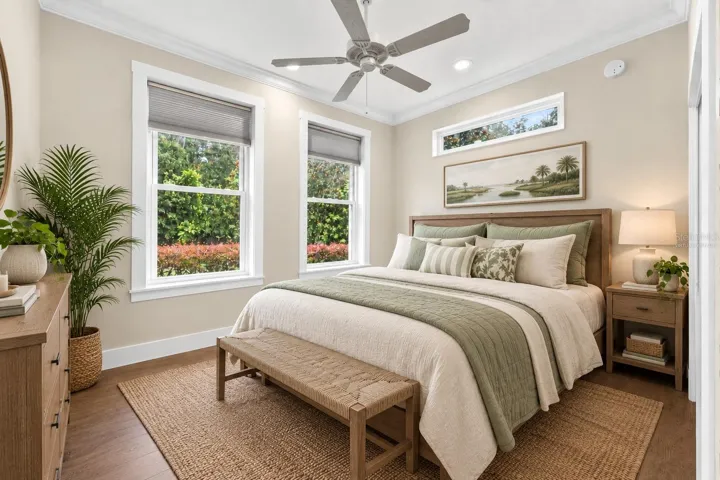 Secondary Bedroom Virtually Staged