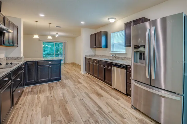 New stainless refrigerator