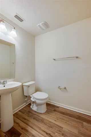 Main floor half bath