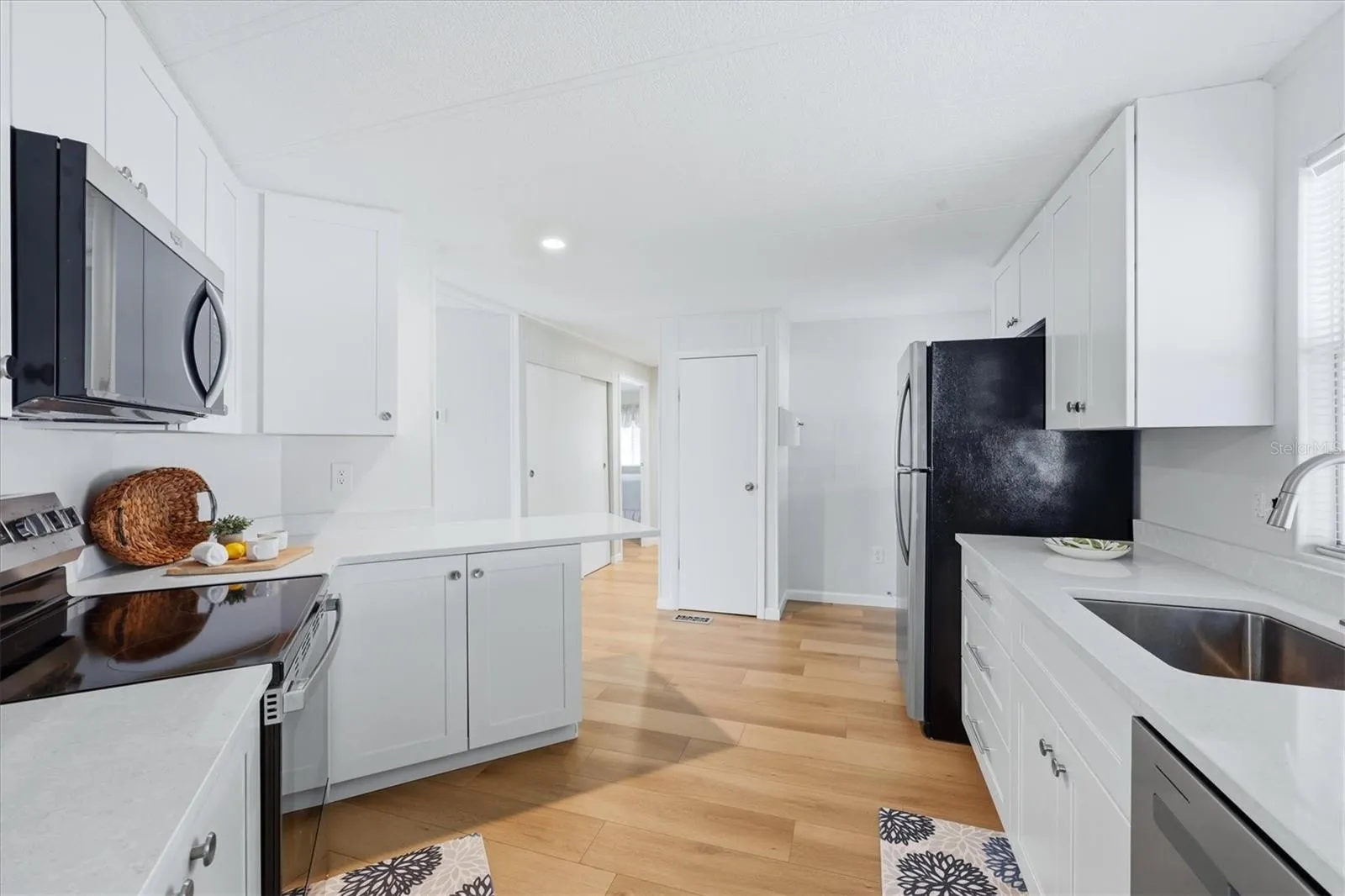 Plenty of countertop space and storage