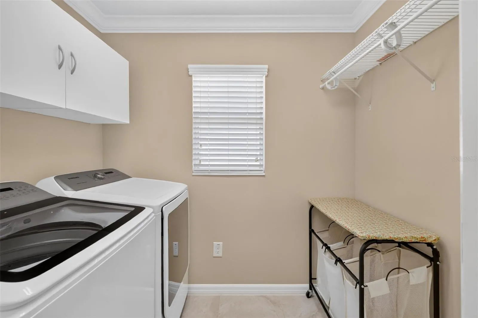 Inside laundry room