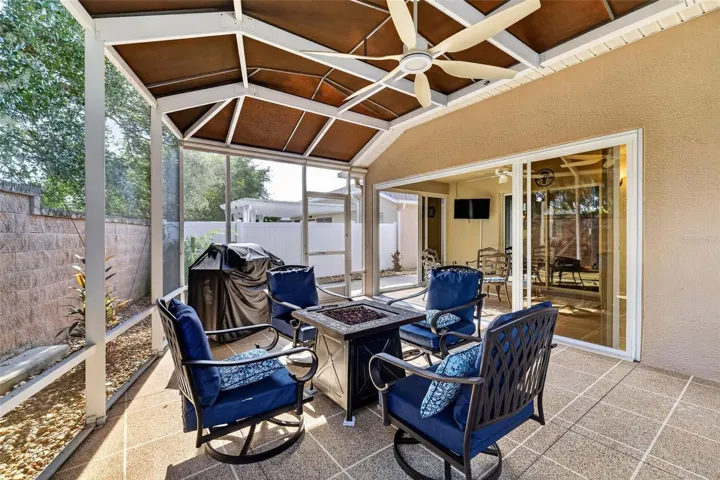 Firepit with seating