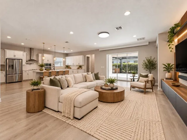Virtually Staged! Open-concept living space ideal for everyday living.