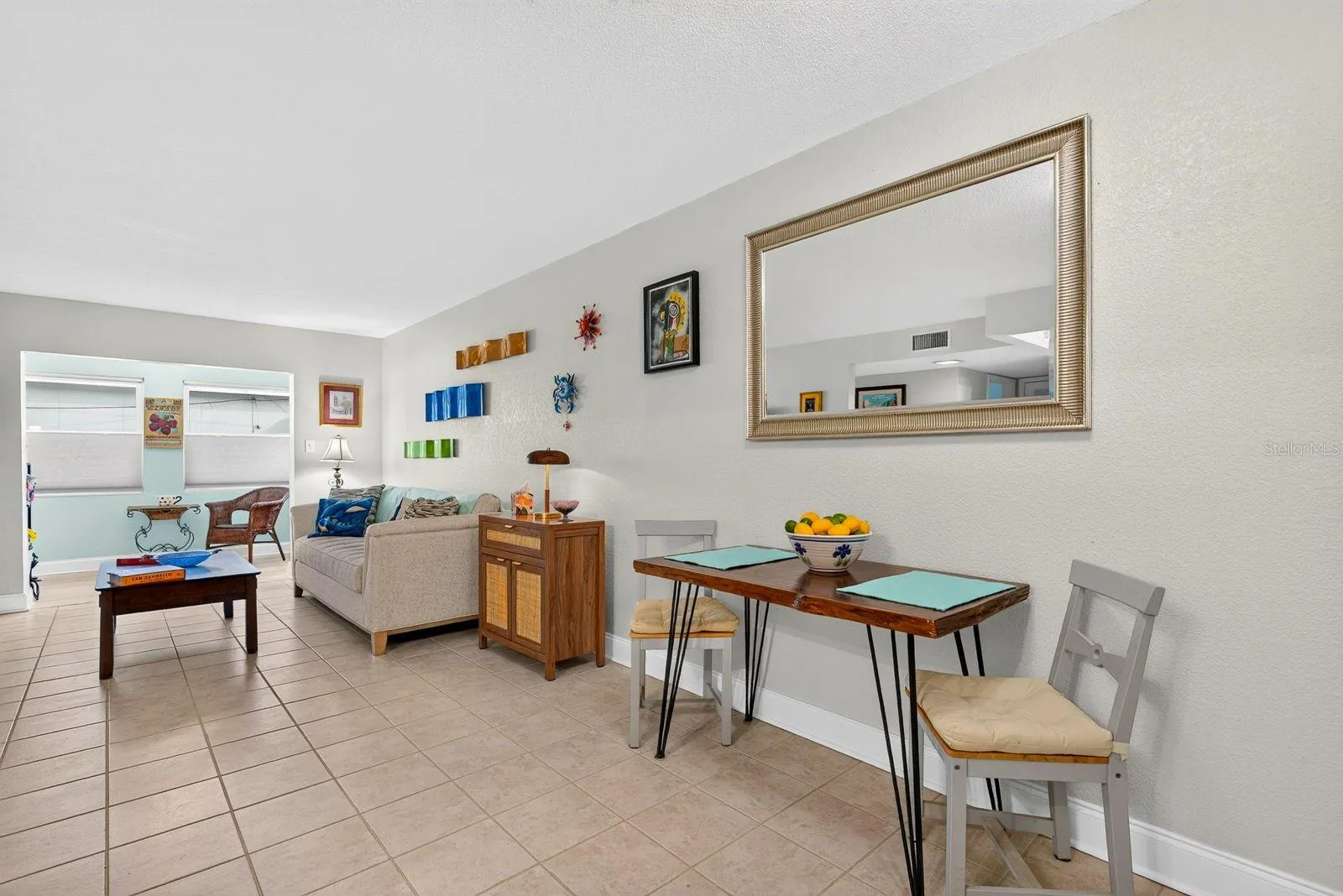 Dining living area combo