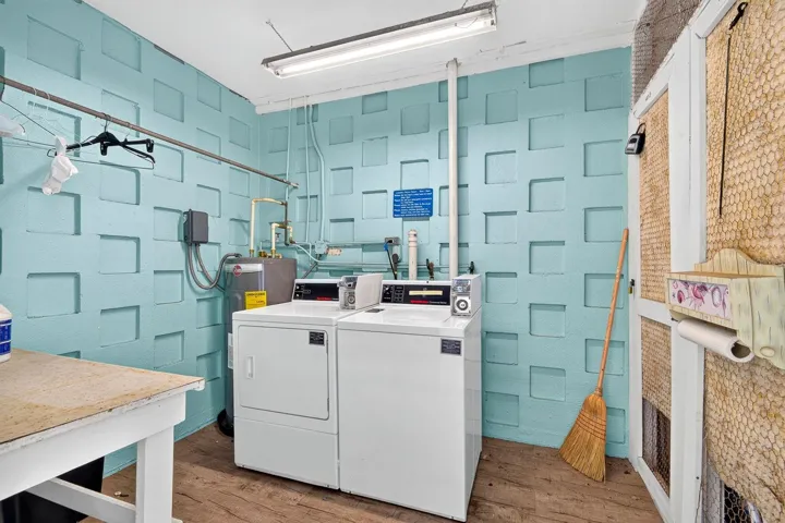 Common shared laundry area