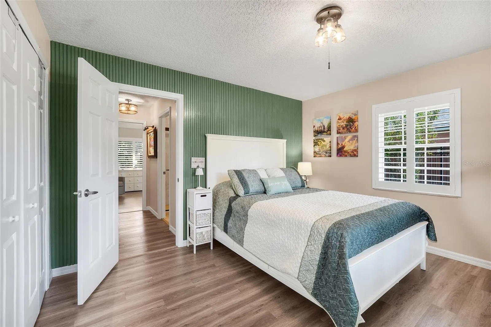 Bedroom 2 with plantation shutters