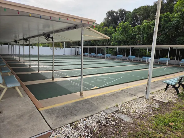 Shuffleboard courts