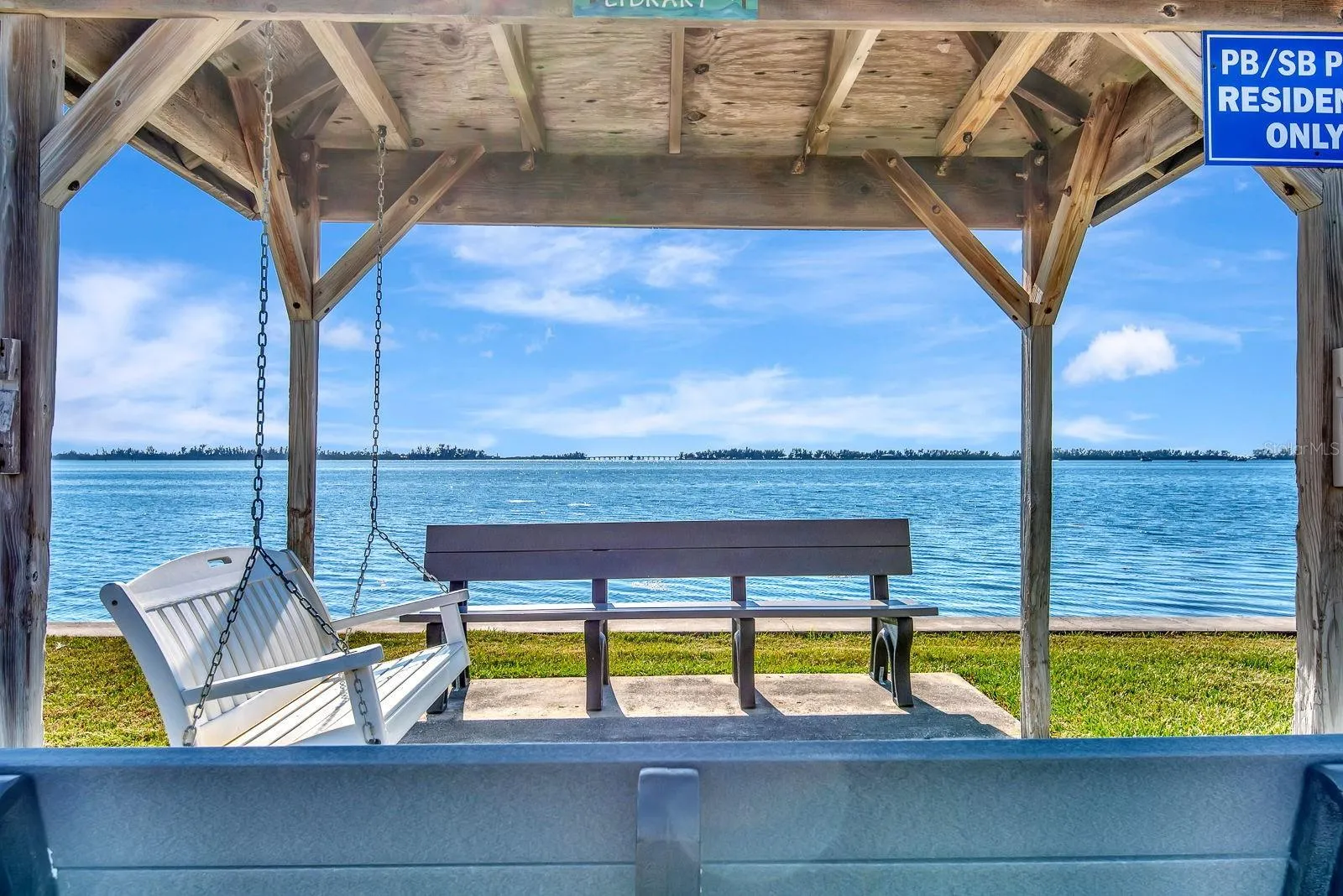 Covered sitting area