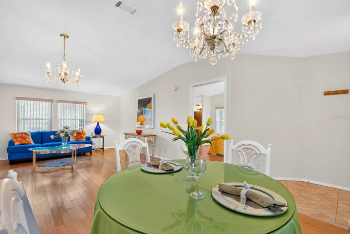 Dining area facing with Master Bedroom to the right