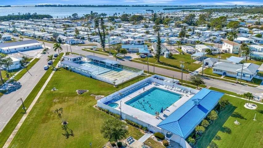 Aerial View of community ammenities