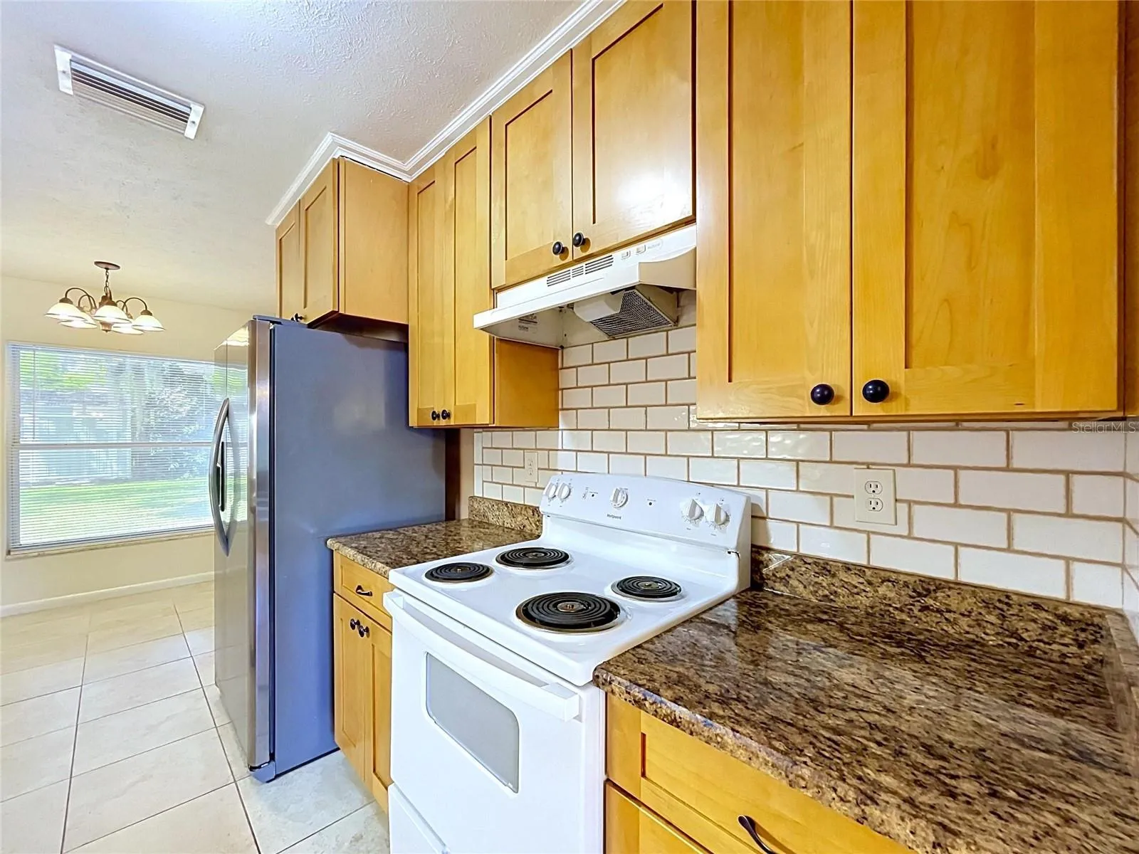 Stove, Hood, Refrigerator