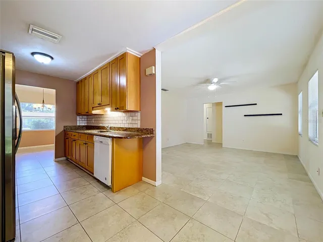 Kitchen sink area