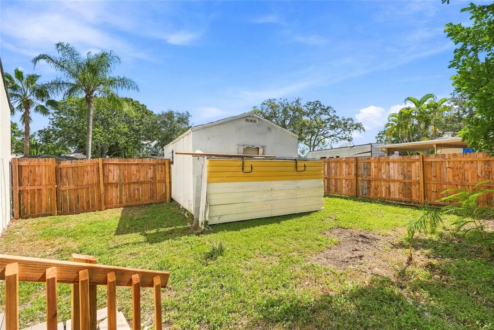 Fenced In Backyard
