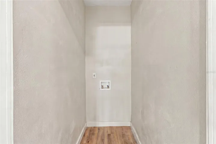 Laundry Hook Ups Hall Closet