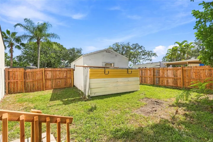 Fenced In Backyard