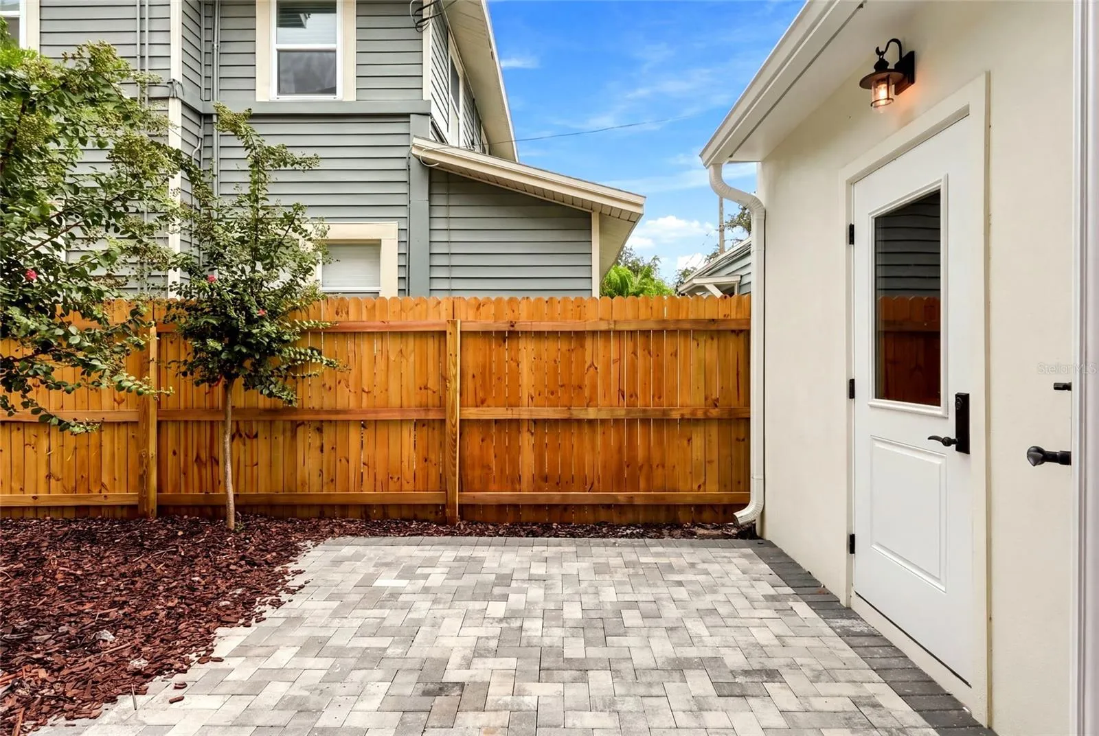1st Floor Private Patio with fenced in yard