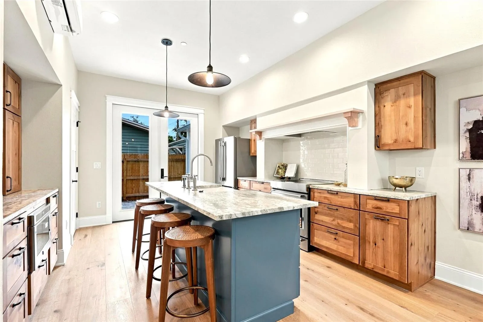1st Floor Kitchen with Stainless steel appliances  - AI Example Furnished