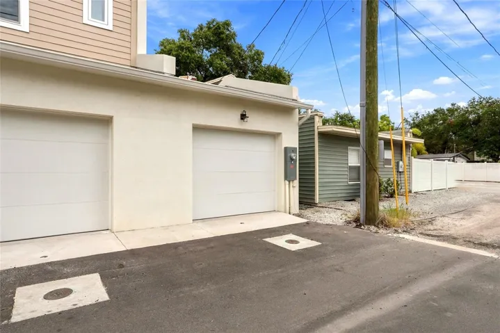 Detached 1 Car Garage on Far Right