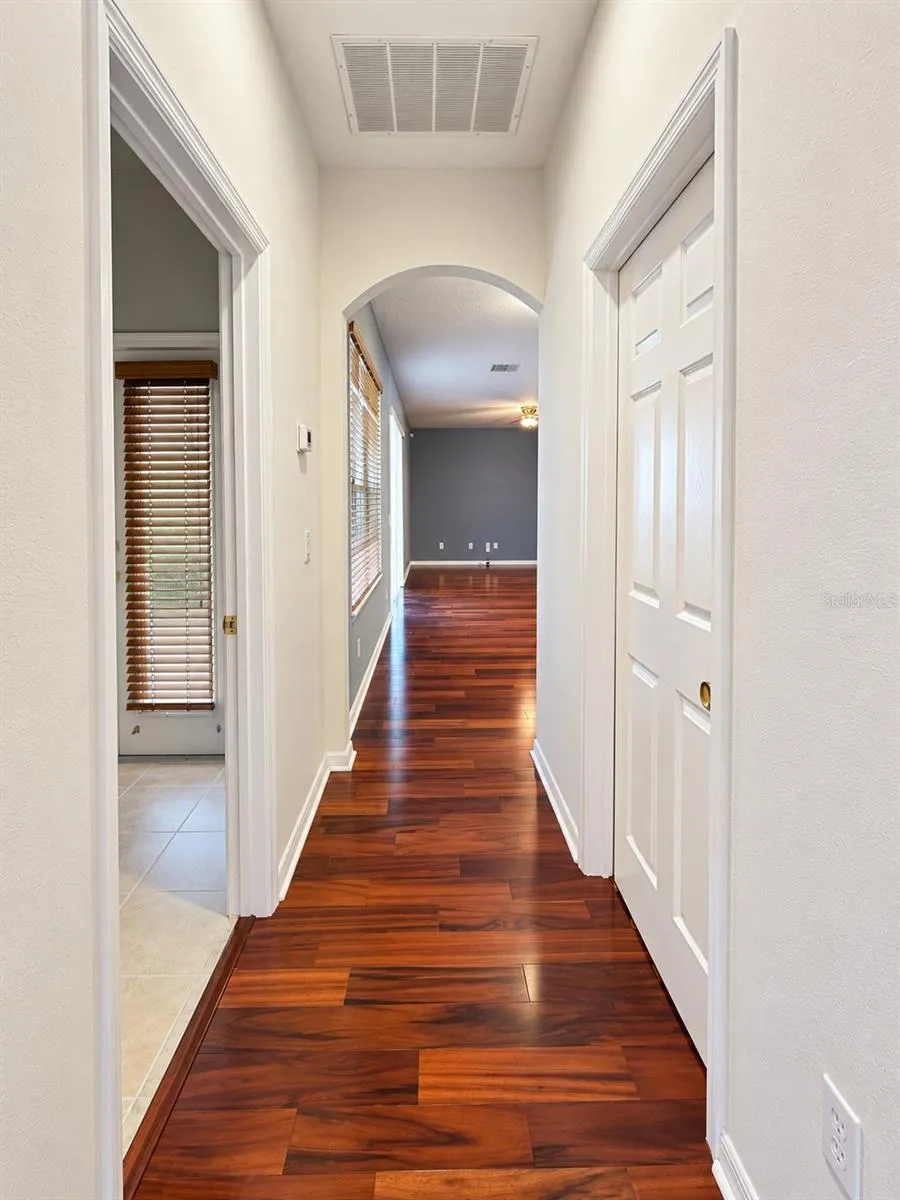Downstairs Hallway to Bedroom