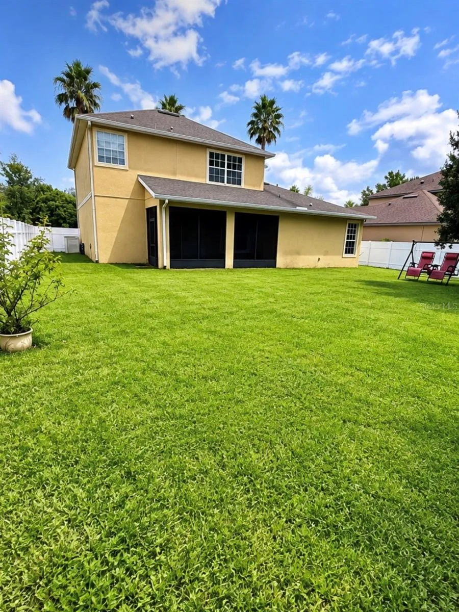 Spacious Fenced Backyard