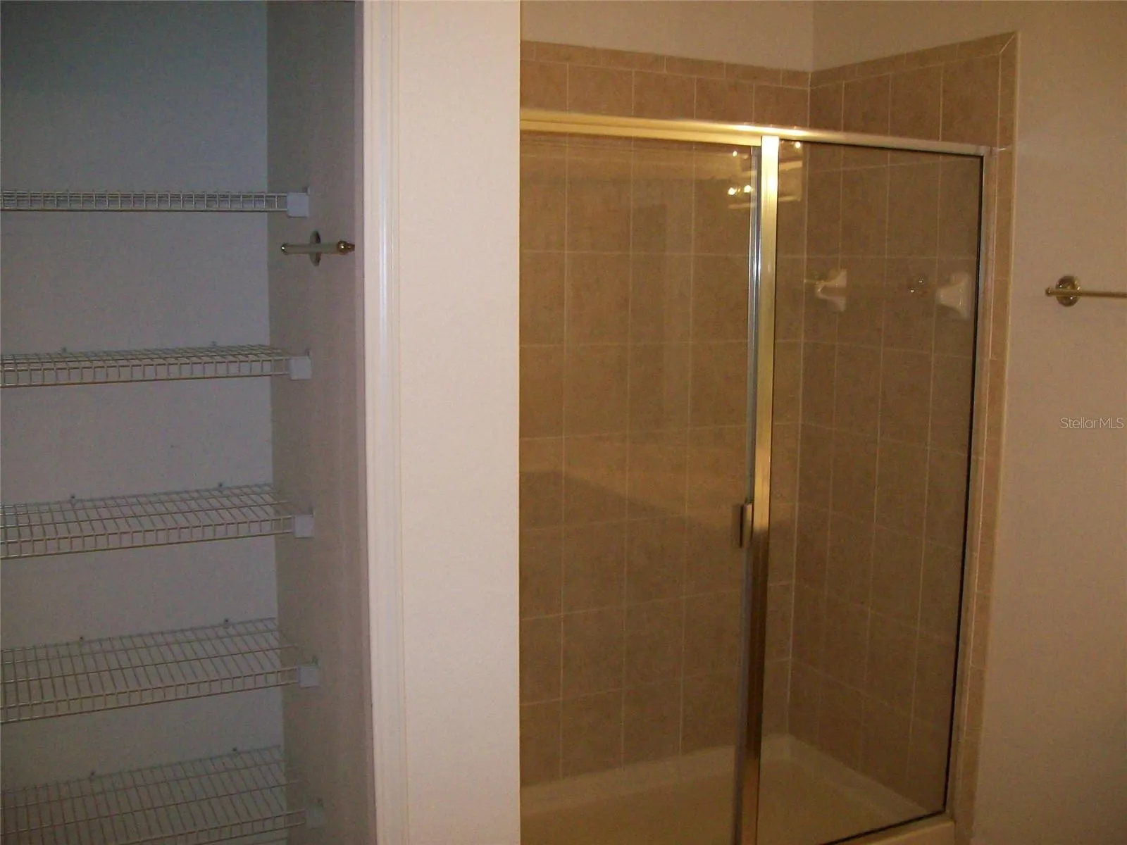 Primary Shower and Linen Closet